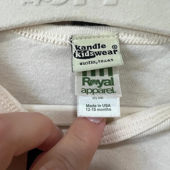 Kids Texas tee tshirt short sleeve Embroidered state flag Austin toddler unisex - Picture 3 of 4